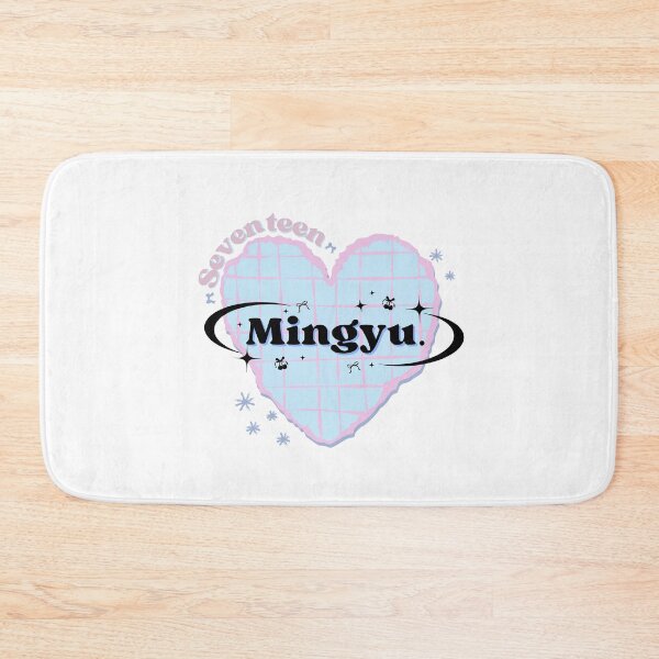 Item preview, Copy of SEVENTEEN's Mingyu K-Pop Heart Scrapbook Design - Blue And Pink Carat designed and sold by AJUNICE STUDIO.
