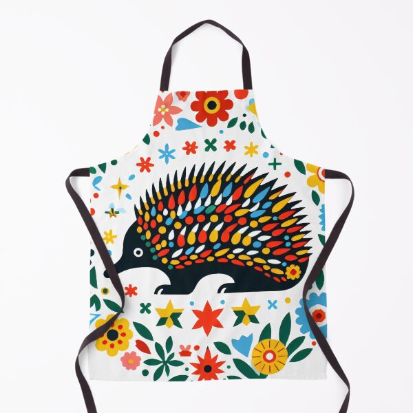 Item preview, Scandinavian Folk Art Echidna designed and sold by FOLK ART FUSION by heidiannemorris.