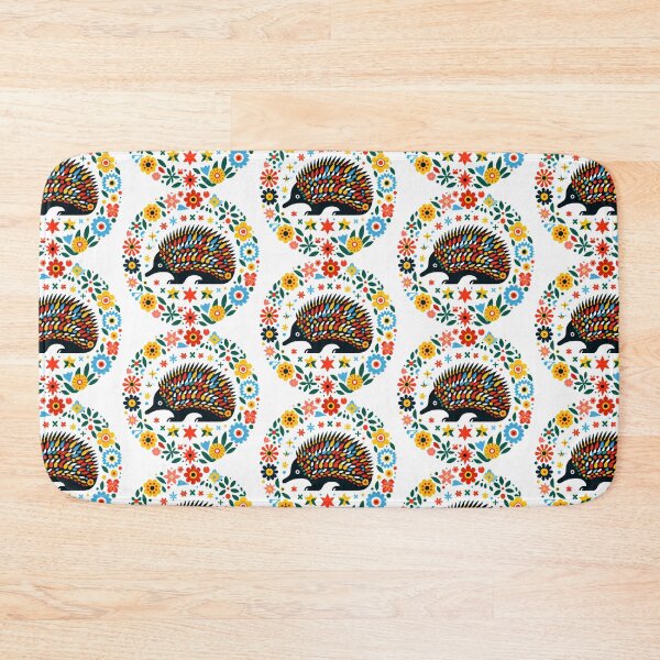 Item preview, Scandinavian Folk Art Echidna designed and sold by FOLK ART FUSION by heidiannemorris.