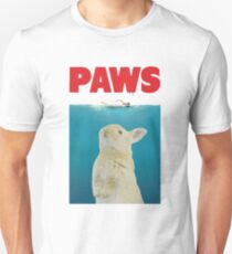 Pfoten-Häschen-lustige Kiefer-Parodie Slim Fit T-Shirt