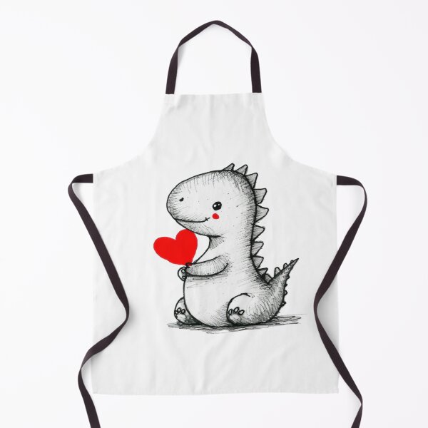 Item preview, Cute Dragon Baby with Red Heart designed and sold by KawaiiArtStyle.