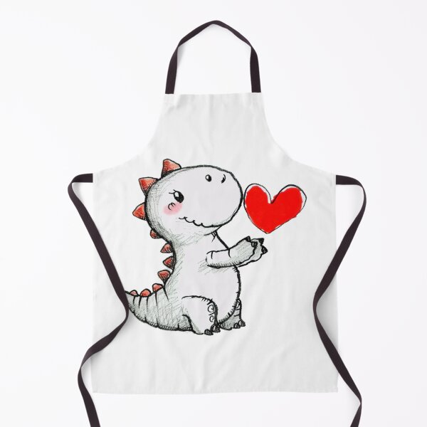 Item preview, Cute Dragon Baby with Red Heart designed and sold by KawaiiArtStyle.