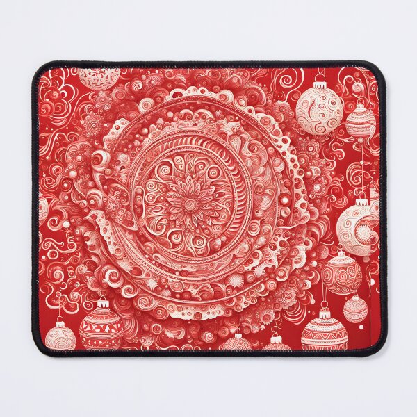 Item preview, Abstract red Christmas scene designed and sold by Coolparrotgirl.