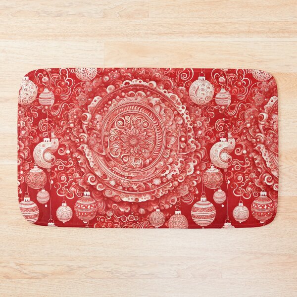 Item preview, Abstract red Christmas scene designed and sold by Coolparrotgirl.