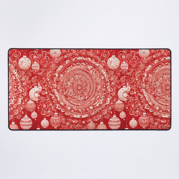 Item preview, Abstract red Christmas scene designed and sold by Coolparrotgirl.