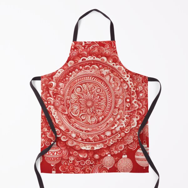 Item preview, Abstract red Christmas scene designed and sold by Coolparrotgirl.