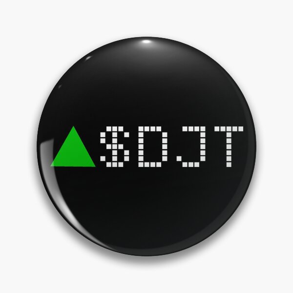 Item preview, Trump Media & Technology Group Corp - DJT - Stock Ticker Green White Font designed and sold by frankyou.