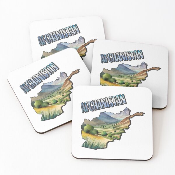 Item preview, Afghanistan Watercolor Map designed and sold by Motivburg.