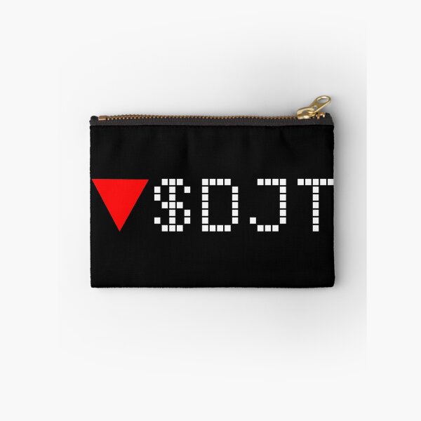 Item preview, Trump Media & Technology Group Corp - DJT - Stock Ticker Red White Font designed and sold by frankyou.