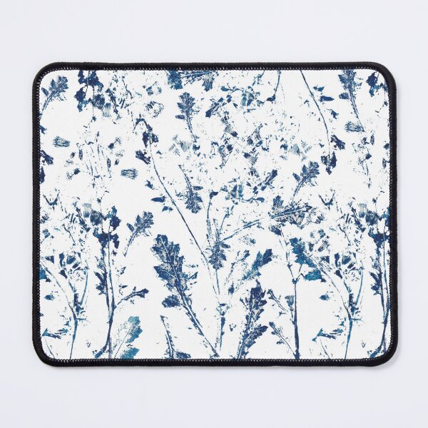 Item preview, indigo leaves pattern designed and sold by SelenePaintings .
