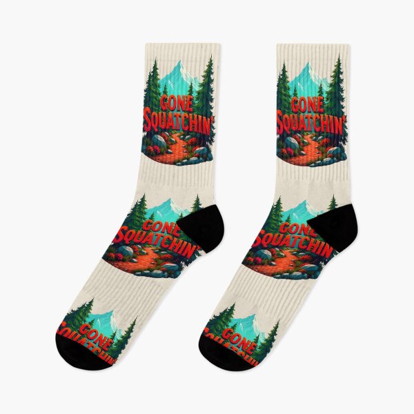 Item preview, Gone Squatchin Bigfoot Hunter designed and sold by TheArtOfPat.