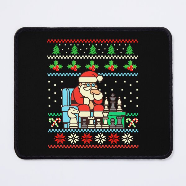 Item preview, Santa Playing Chess Ugly Christmas Sweater | Funny Holiday  designed and sold by DrawHandArt.