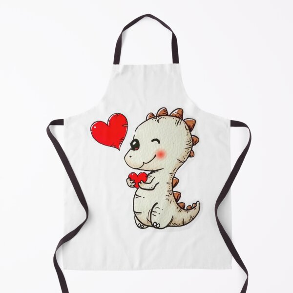 Item preview, Cute Dragon Baby with Red Heart designed and sold by KawaiiArtStyle.