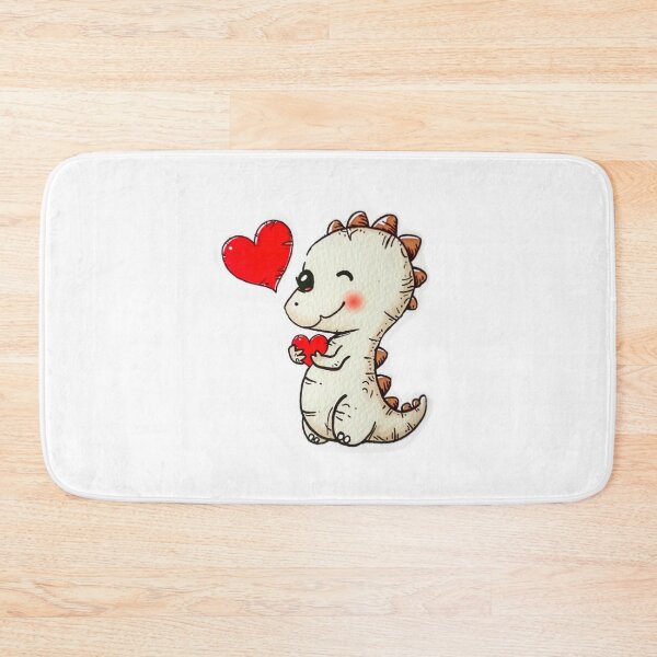 Item preview, Cute Dragon Baby with Red Heart designed and sold by KawaiiArtStyle.