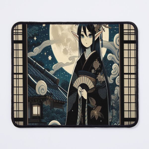 Item preview, elf fantasy magic night mysterious designed and sold by pageart.