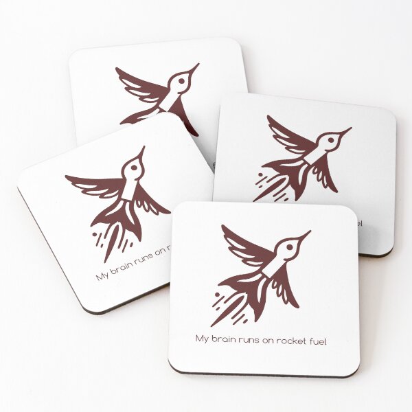 Item preview,  My brain runs on rocket fuel. designed and sold by ndmedia.