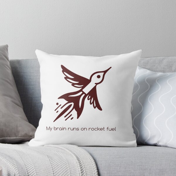Item preview,  My brain runs on rocket fuel. designed and sold by ndmedia.