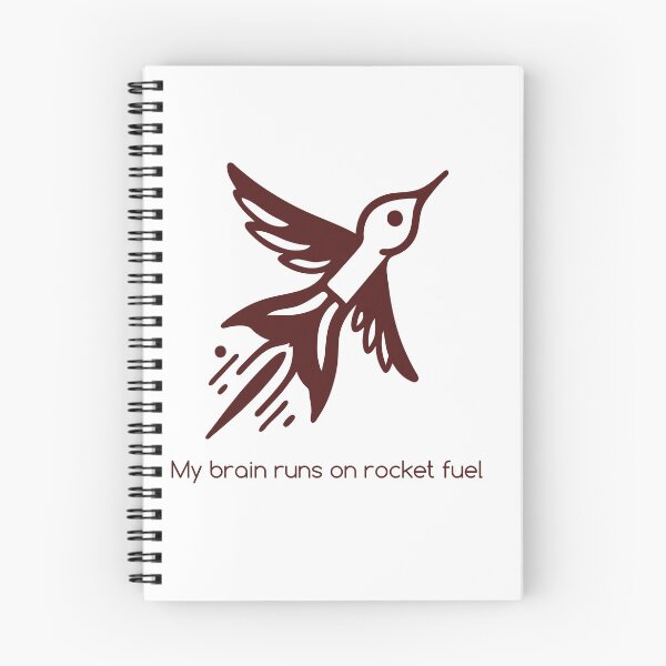 Item preview,  My brain runs on rocket fuel. designed and sold by ndmedia.