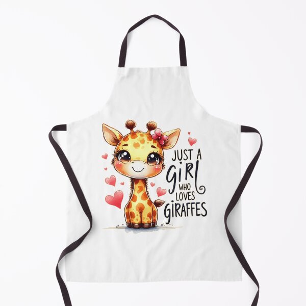 Item preview, Just a Girl Who Loves Giraffes designed and sold by TomFrontierArt.