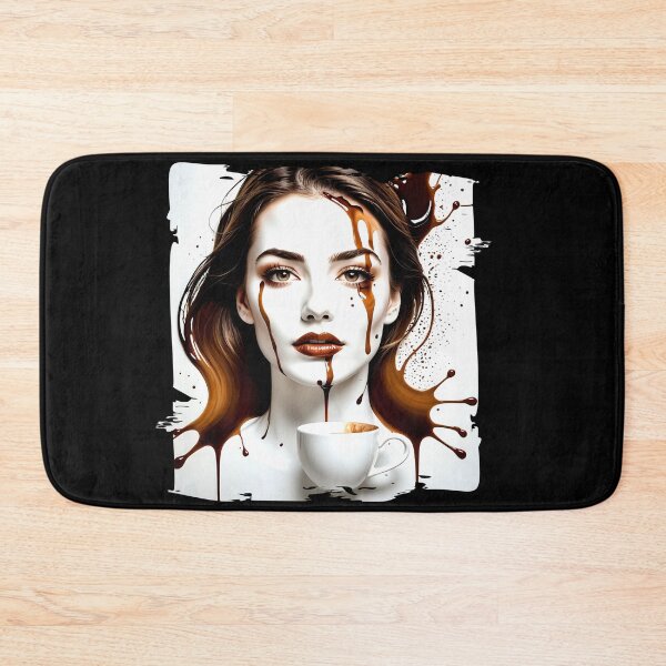 Item preview, Melting Coffee Face - Surreal Woman with Coffee Art designed and sold by Hungry-Murphy.