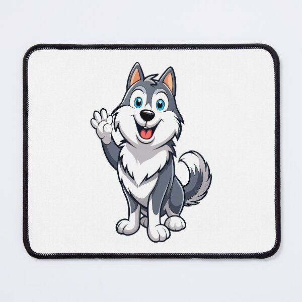 Item preview, Friendly Malamute Wagging Tail designed and sold by iwcus.