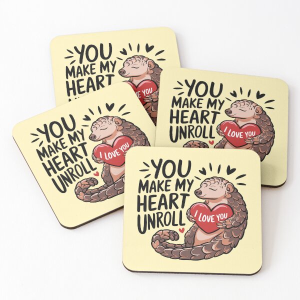 Item preview, You Make My Heart Unroll Pangolin designed and sold by serein32.