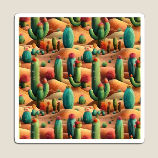 Item preview, Prickly Perfection: A perfect pattern featuring cacti in all their glory, showcasing their unique shapes, sizes, and colors. designed and sold by Grang Art Artistic Designs.