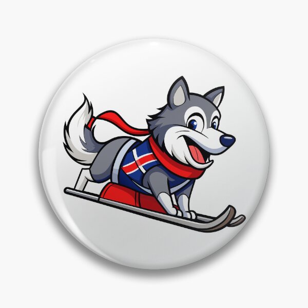 Item preview, Determined Norwegian Elkhound Sled Racer designed and sold by iwcus.