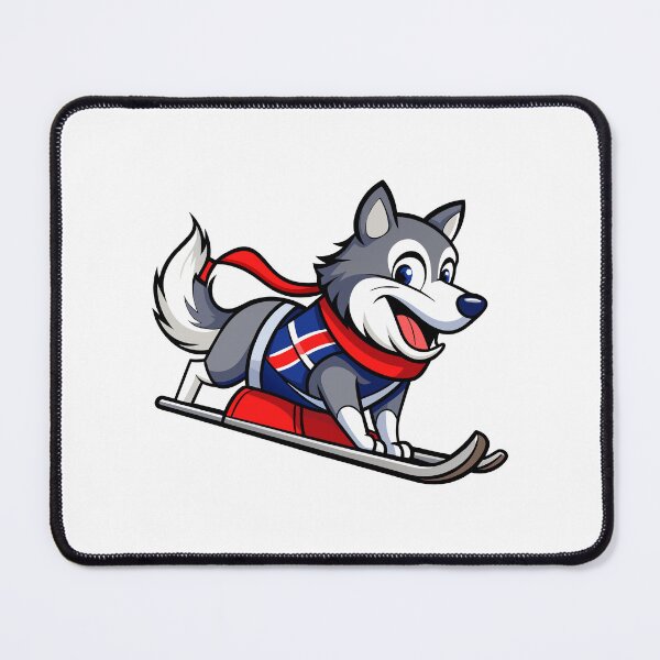 Item preview, Determined Norwegian Elkhound Sled Racer designed and sold by iwcus.