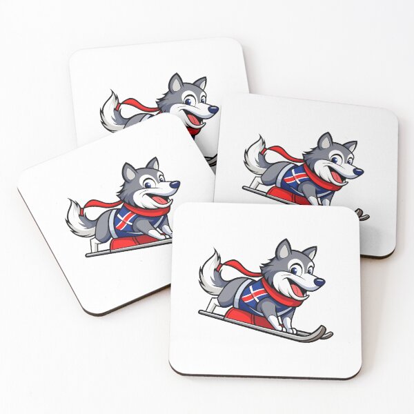 Item preview, Determined Norwegian Elkhound Sled Racer designed and sold by iwcus.