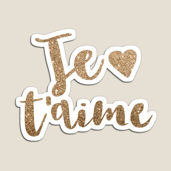 Je t’aime by Alice Monber Magnet