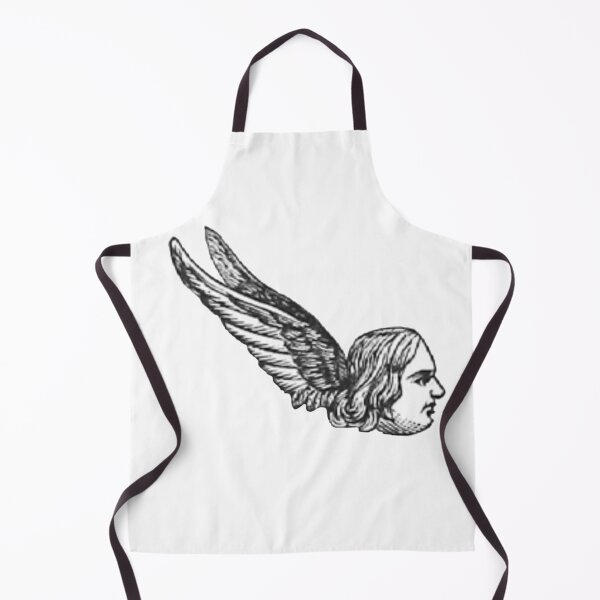 Item preview, Winged Head Illustration  designed and sold by HawthorneFlame.