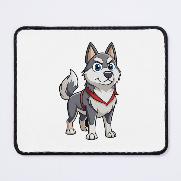 Item preview, A Norwegian Elkhound with a determined expression designed and sold by iwcus.