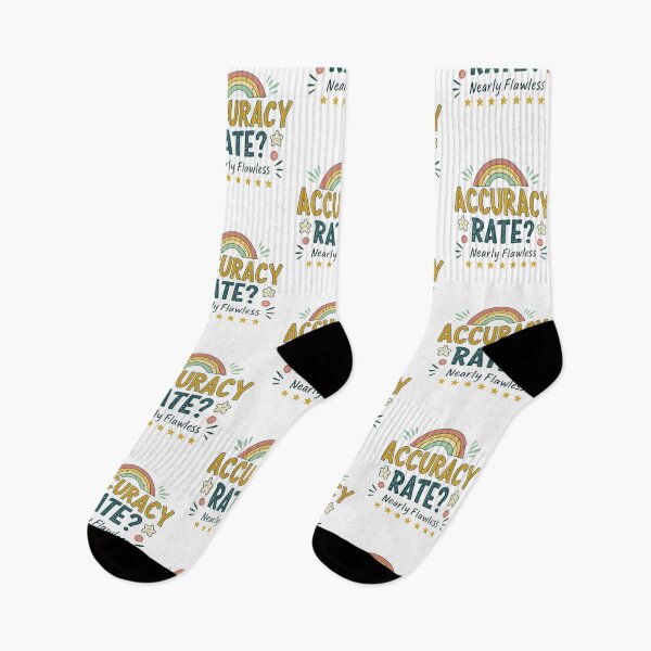 Item preview, My Accuracy Rate? Nearly Flawless - Funny Quote Design for Perfectionists designed and sold by Colorful-Garden.