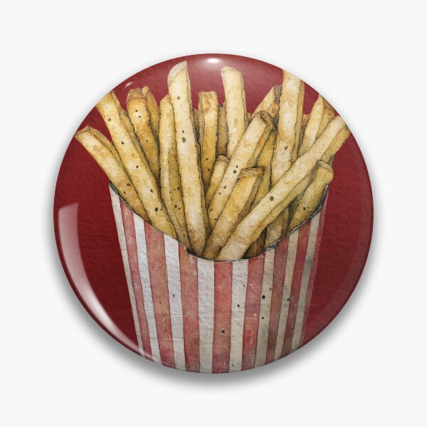 Item preview, Crispy Fries in Classic Striped Box designed and sold by Playing In Mud.
