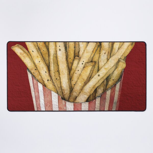 Item preview, Crispy Fries in Classic Striped Box designed and sold by Playing In Mud.