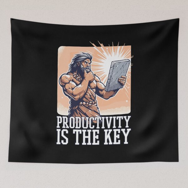 Item preview, Productivity Key Caveman Gift designed and sold by Pineapple-Tree.