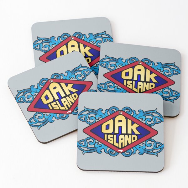Item preview, Oak Island emblem retro sign designed and sold by studioss76.