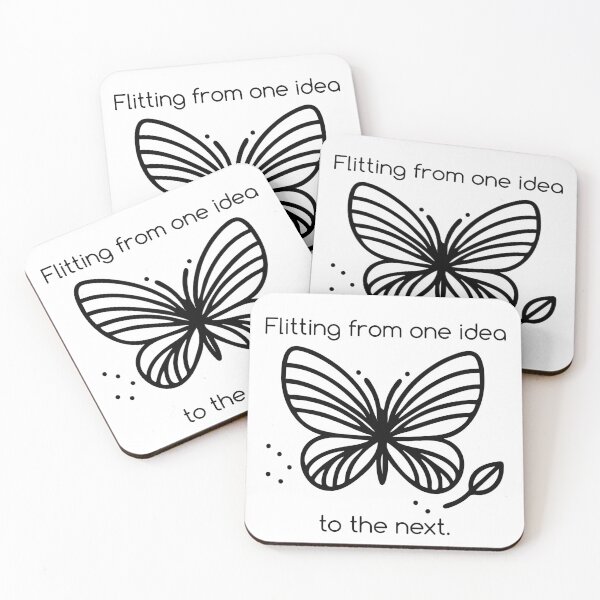 Item preview, Flitting from one idea to the next. designed and sold by ndmedia.