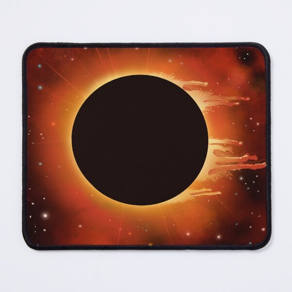 Item preview, Stunning Solar Eclipse Space – Celestial Wall Decor designed and sold by DrawHandArt.