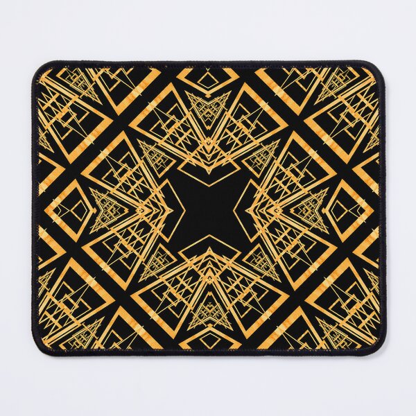 Item preview, art deco gold triangles designed and sold by chambergambit.