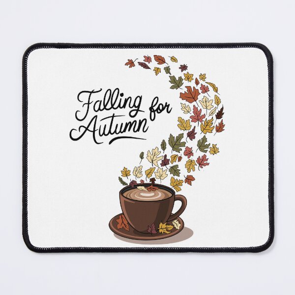 Item preview, Cute Coffee Mug with Leaves -  Falling for Autumn designed and sold by Queen of Whimsy.