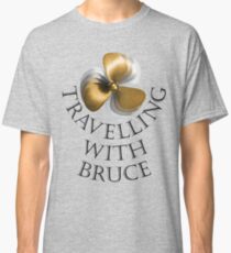 Travelling with Bruce Propeller Logo Classic T-Shirt