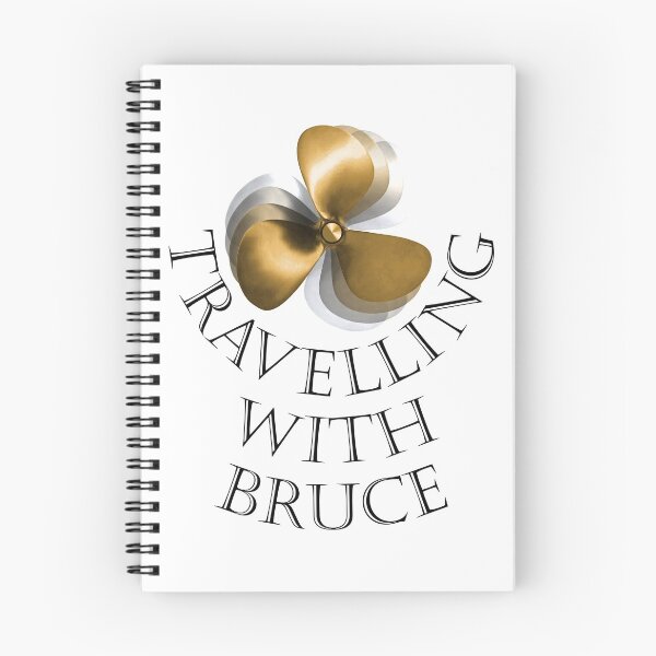 Item preview, Travelling with Bruce Propeller Logo designed and sold by Bruce Frommert.