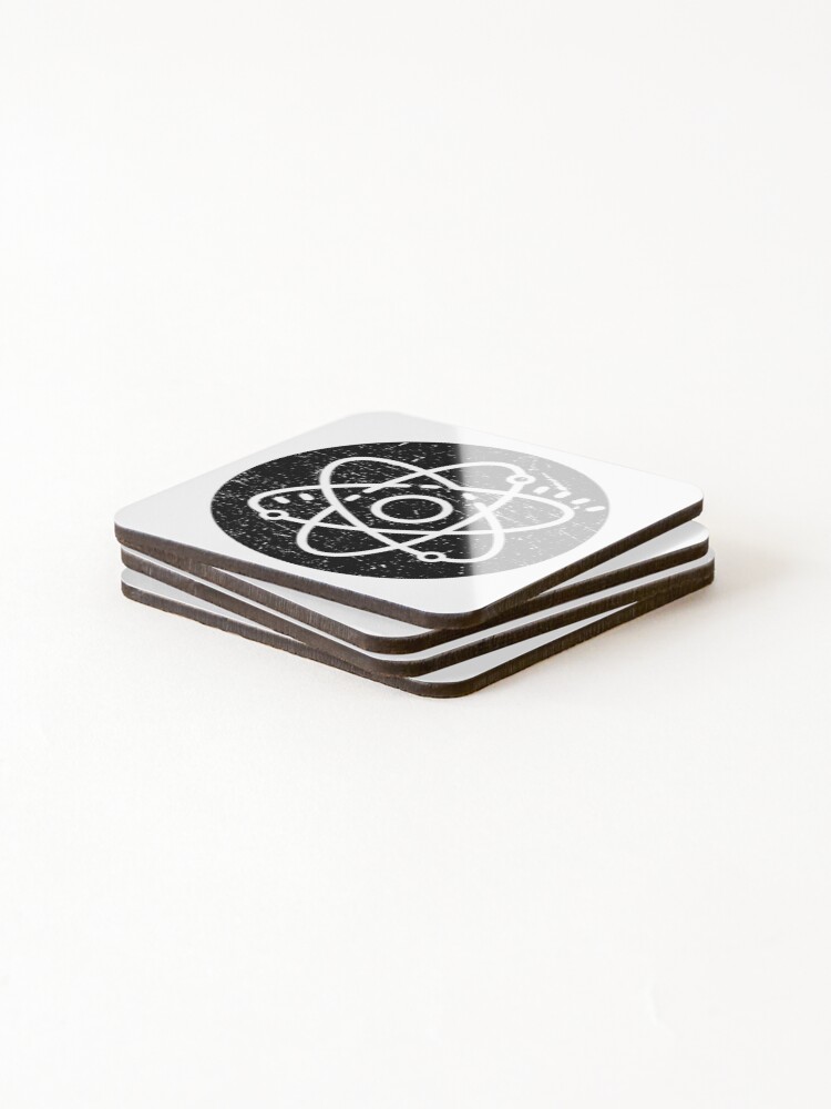 Thumbnail 4 of 5, Coasters (Set of 4), Atom Science Style designed and sold by ScienceCorner.