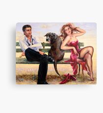 "The tease" by Maxime Xavier Metal Print