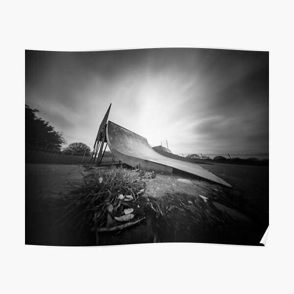 Ready to launch - Skate Ramp - Pinhole photo Poster