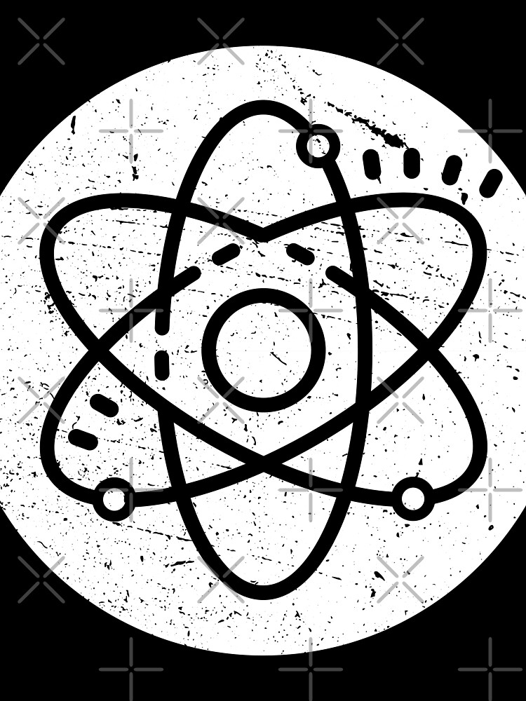 Thumbnail 3 of 3, Scarf, Atom Science Style designed and sold by ScienceCorner.
