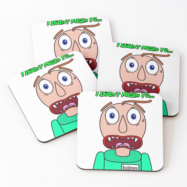 Item preview, Cartoony Baldi Guilt designed and sold by Toons The Gamer And Friends YT Merch Store.