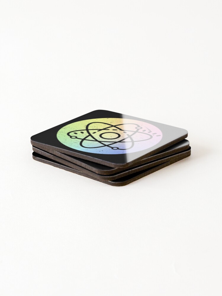 Thumbnail 4 of 5, Coasters (Set of 4), Atom Science Style designed and sold by ScienceCorner.